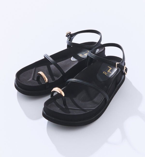  「【R.good（アールドットグッド）】メタルリングサンダル」|サンダル|