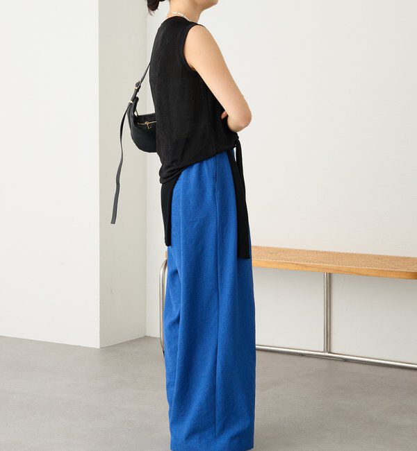  「予約【上品な光沢が目を引く】シャイニーノースリTee」|キャミソール|