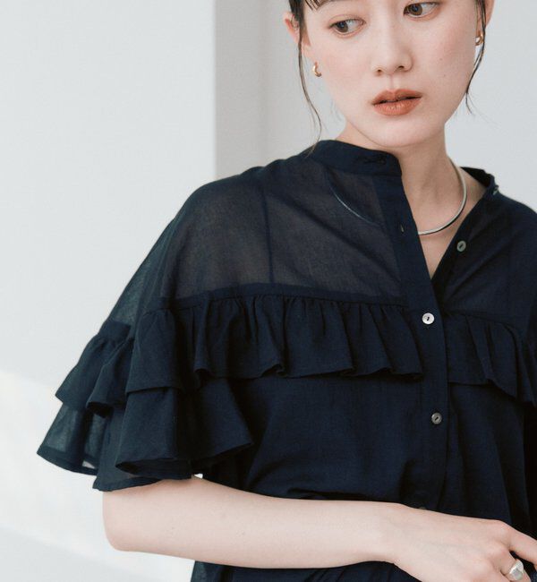  「予約【ASUKAコラボカラー企画】ティアードフリルブラウス」|シャツ・ブラウス|