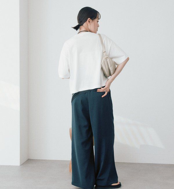  「予約【A・MONN(アモン)】suttoワイドパンツ」|チノ|