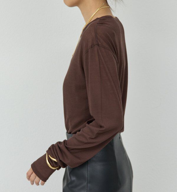 La nature linge「【La nature linge】NEWロングスリーブTシャツ」|Tシャツ・カットソー|