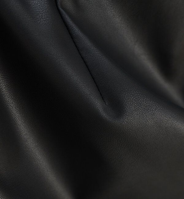  「フェイクレザータイトスカート」|スカート|