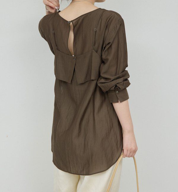  「ビスチェレイヤードシャツ」|シャツ・ブラウス|