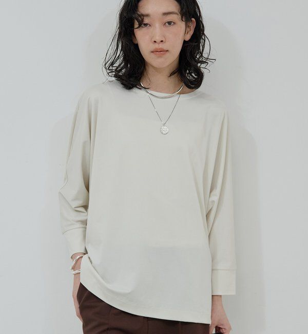  「【セットアップ対応】キュプラジャージードルマンプルオーバー」|Tシャツ・カットソー|