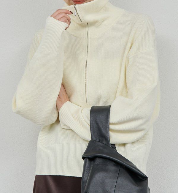  「ハーフジップニット」|ニット・セーター|