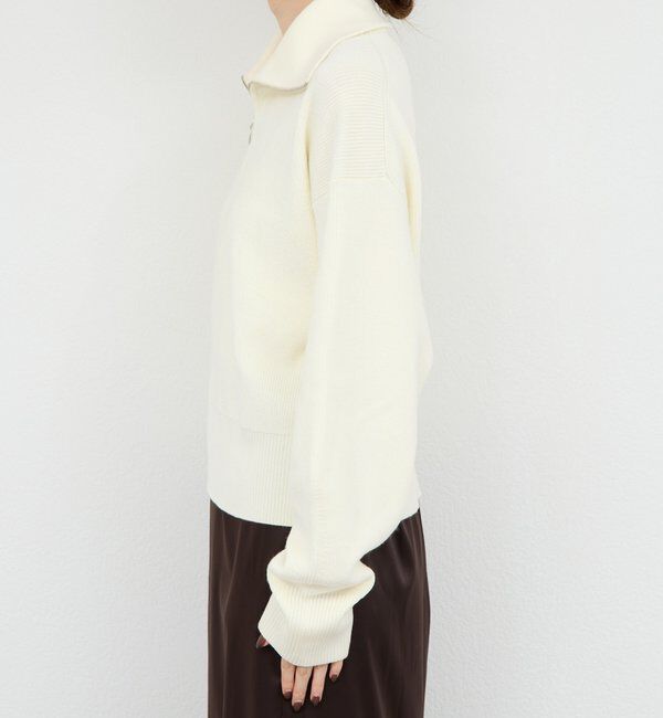  「ハーフジップニット」|ニット・セーター|