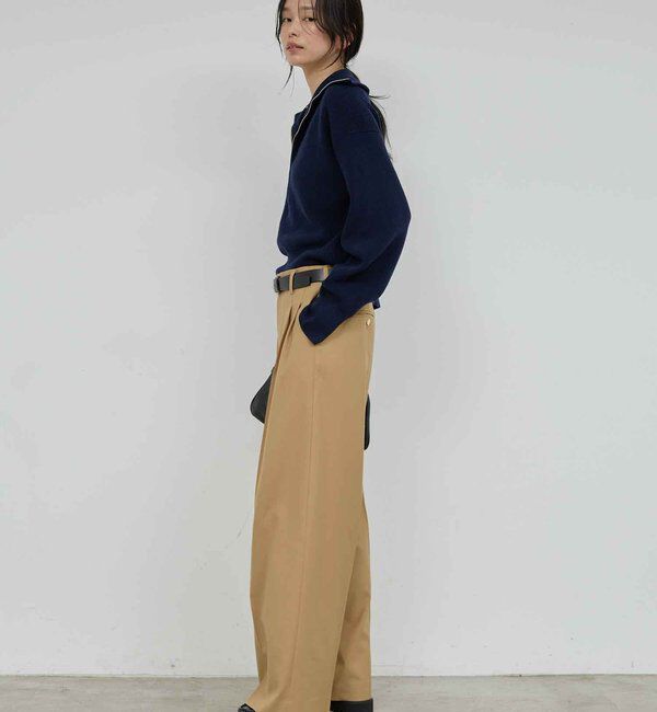  「ハーフジップニット」|ニット・セーター|