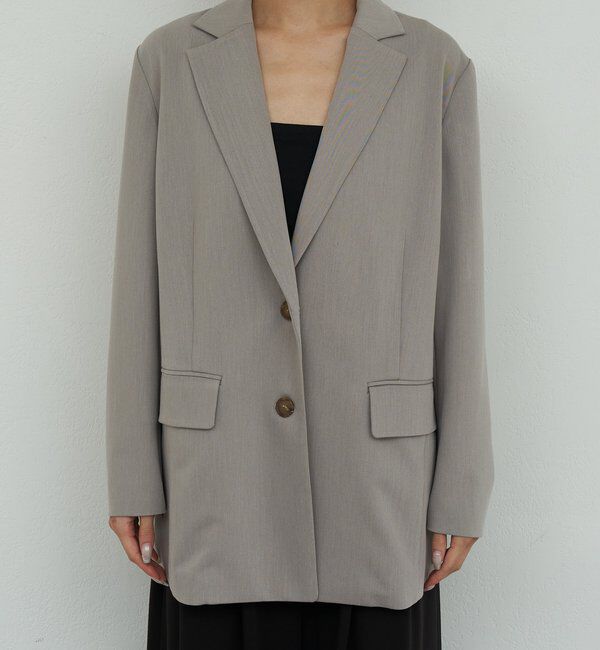  「【手洗い可】スリットスリーブジャケット」|テーラードジャケット|
