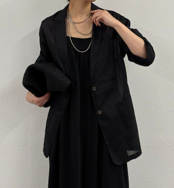  「シアージャケット」|テーラードジャケット|ブラック