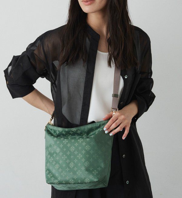  「スタンダードミニショルダーバッグ <ナイロンジャガード>」|ショルダー・メッセンジャー|グリーン