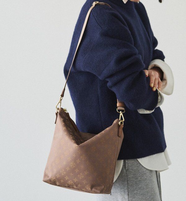  「スタンダードミニショルダーバッグ <ナイロンジャガード>」|ショルダー・メッセンジャー|モカ