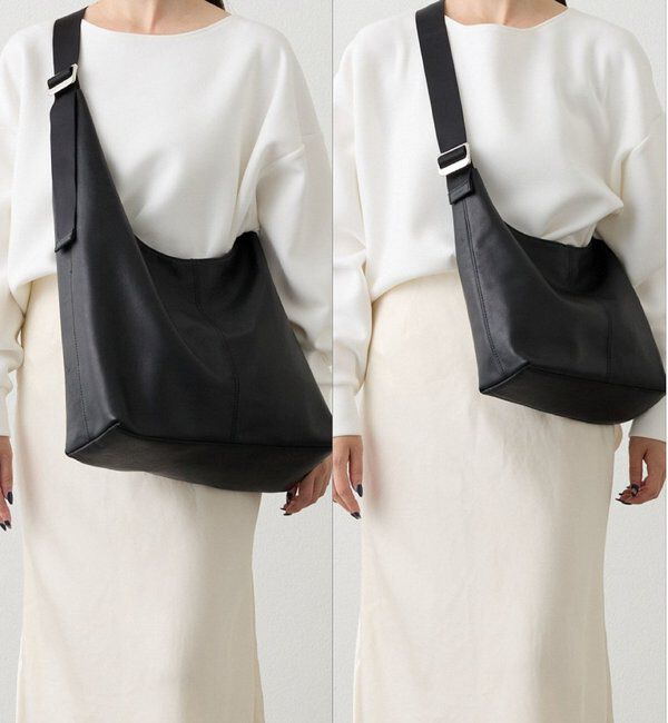  「レザーホーボーバッグ L」|ショルダー・メッセンジャー|