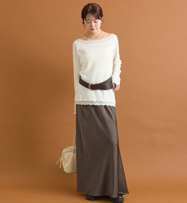  「サテンマーメイドスカート」|スカート|