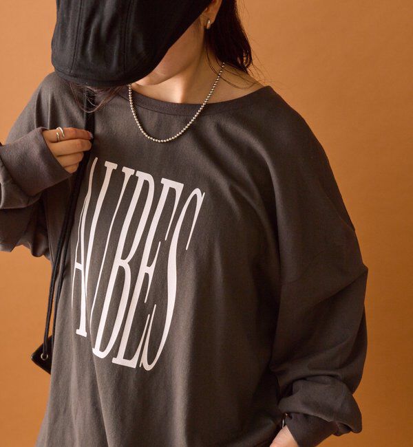  「BIGロゴロングTシャツ」|Tシャツ・カットソー|