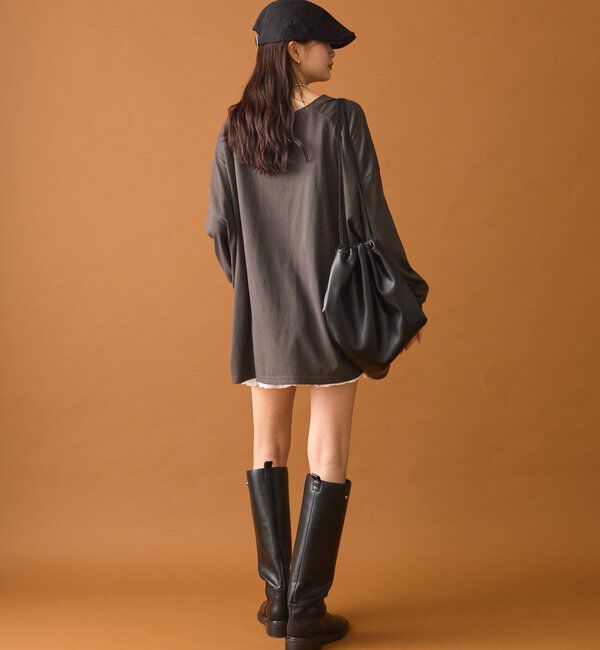  「BIGロゴロングTシャツ」|Tシャツ・カットソー|