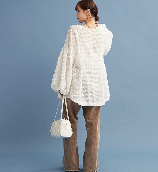  「【@akane__11.1企画】フリンジシェイプチュニック」|シャツ・ブラウス|