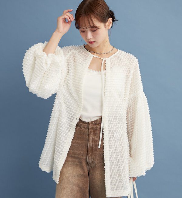  「【@akane__11.1企画】フリンジシェイプチュニック」|シャツ・ブラウス|