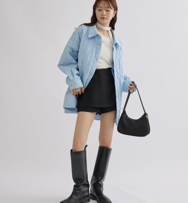  「襟付きキルティングジャケット」|その他|