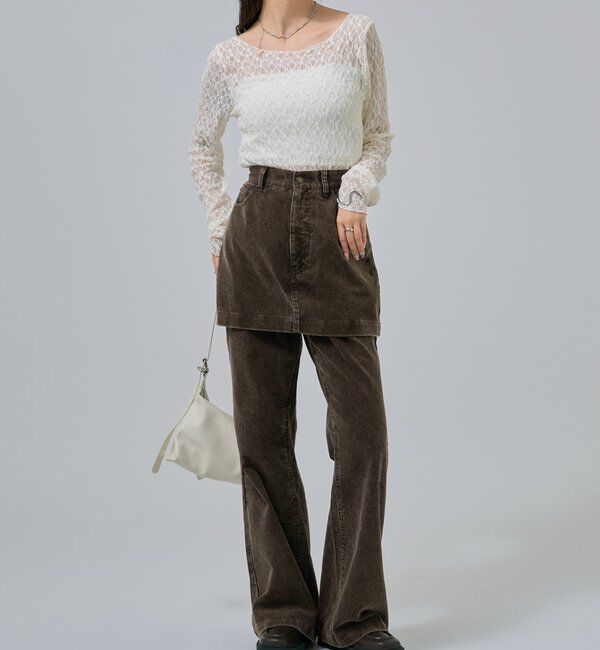  「レースプルオーバー」|Tシャツ・カットソー|