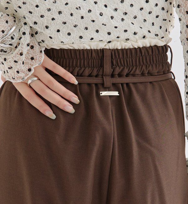  「Wベルトパンツ」|チノ|