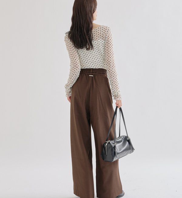  「Wベルトパンツ」|チノ|