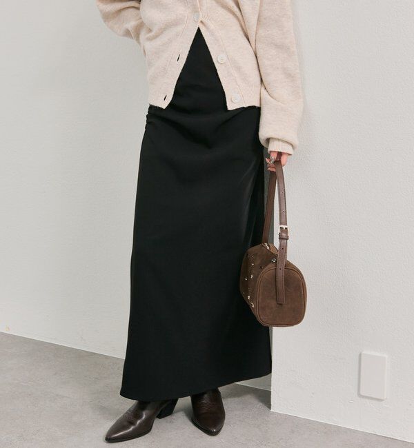  「サイドギャザータックスカート」|スカート|