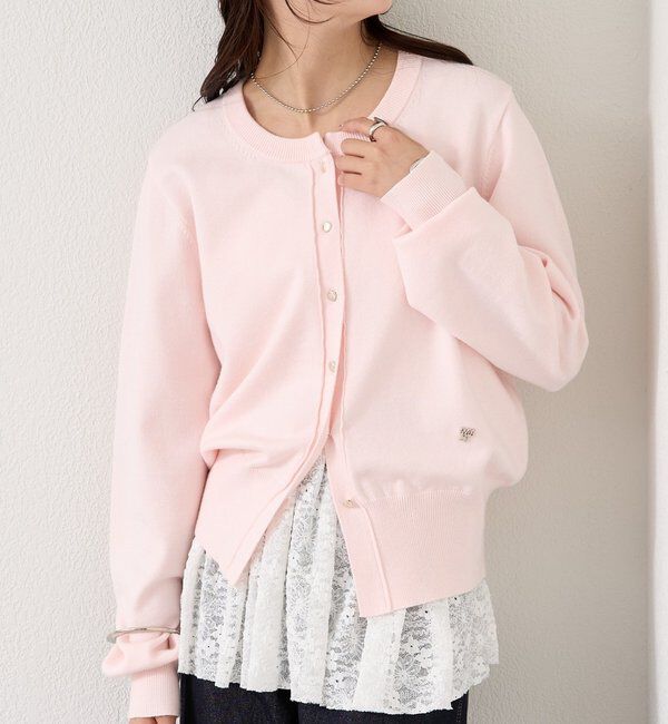  「チャーム付きデイリーカーディガン」|カーディガン|