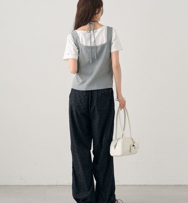  「ホルターニットタンクトップ」|キャミソール|