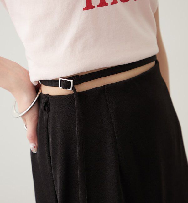  「マルチベルト付きカラーネットスカート」|スカート|