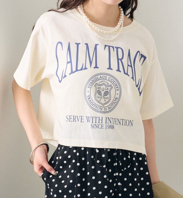  「ショートロゴTシャツ」|Tシャツ・カットソー|イエロー