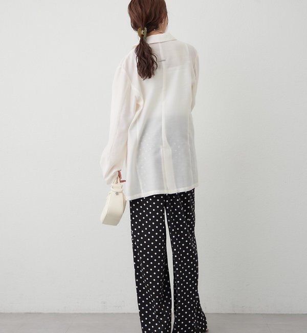  「ドットWベルトパンツ」|チノ|