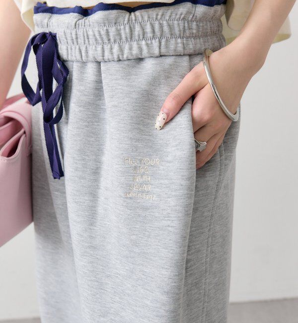  「タックカーブスウェットパンツ」|チノ|