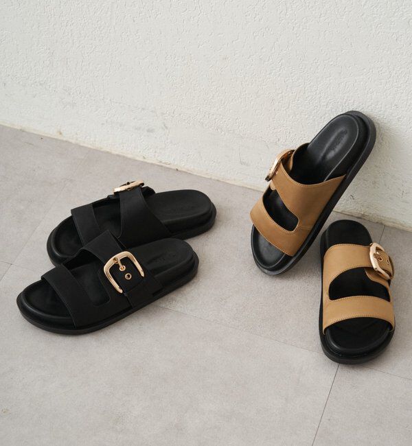  「【GALENA/ガレナ】メタルバックルサンダル」|サンダル|