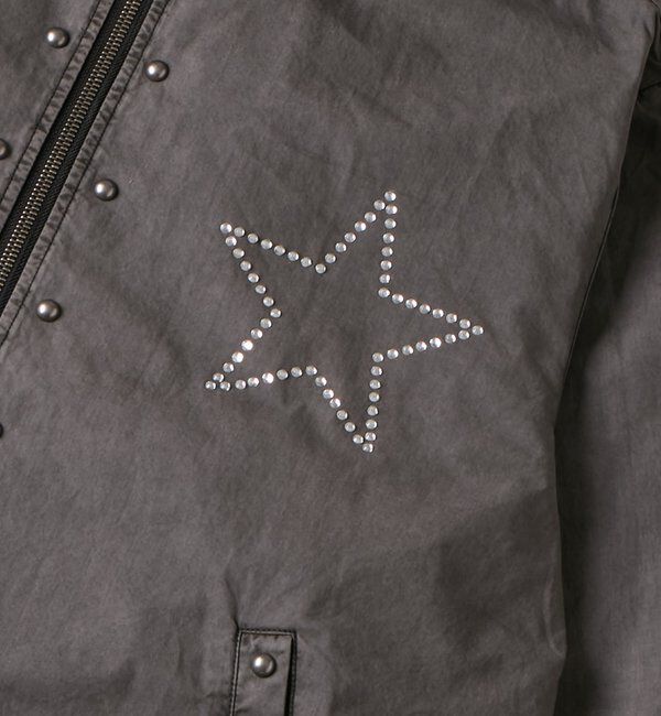  「【UNISEX】KOOKY'N スタースタッズフードシャツ」|シャツ・ブラウス|