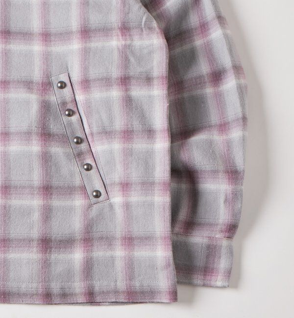  「【UNISEX】KOOKY'N スタースタッズフードシャツ」|シャツ・ブラウス|