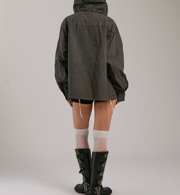  「【UNISEX】KOOKY'N スタースタッズフードシャツ」|シャツ・ブラウス|