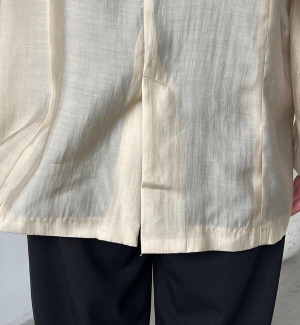  「【全骨格細見え/オフィスコーデにも◎】ライトテーラージャケット」|テーラードジャケット|