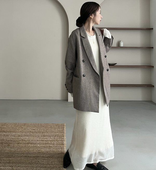  「【CAPRICIEUX LE'MAGE&times;nanacoコラボ】ツイードジャケット」|テーラードジャケット|