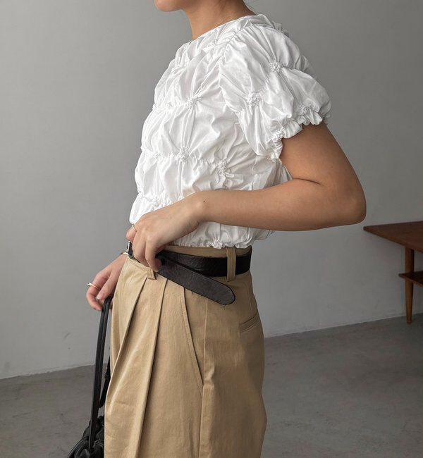  「【新色イエロー・チャコールグレー】シャーリングホイップＴ」|Tシャツ・カットソー|