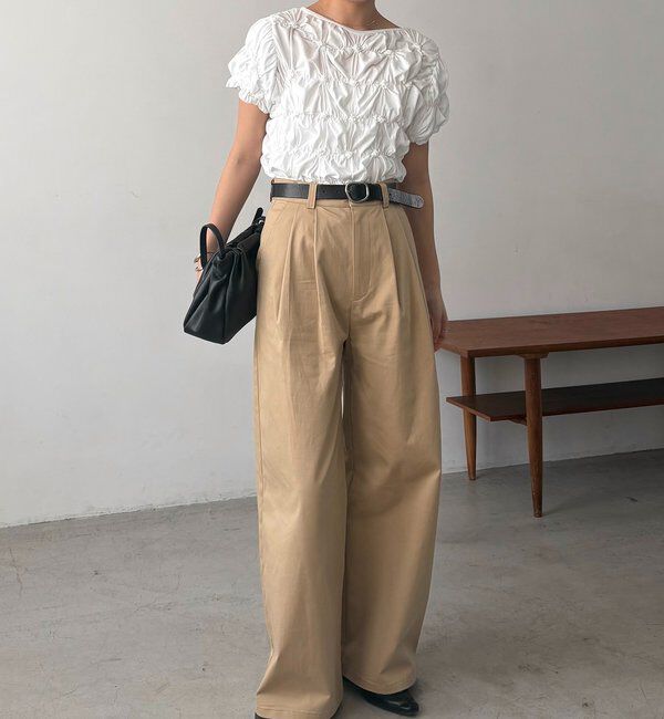  「【新色イエロー・チャコールグレー】シャーリングホイップＴ」|Tシャツ・カットソー|