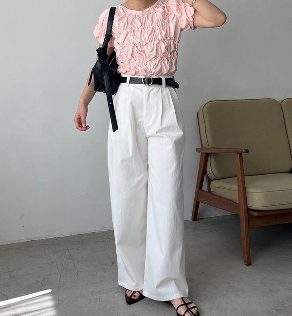  「【新色イエロー・チャコールグレー】シャーリングホイップＴ」|Tシャツ・カットソー|