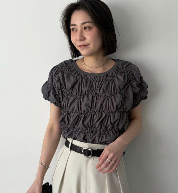  「【新色イエロー・チャコールグレー】シャーリングホイップＴ」|Tシャツ・カットソー|