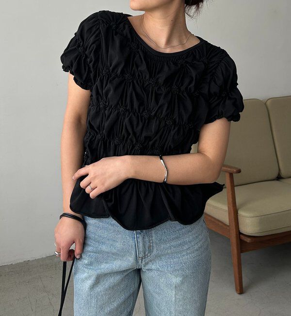  「【新色イエロー・チャコールグレー】シャーリングホイップＴ」|Tシャツ・カットソー|