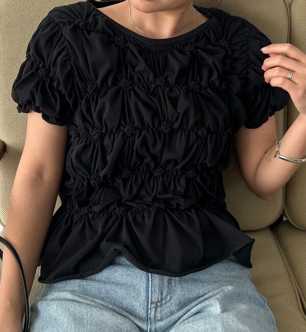  「【新色イエロー・チャコールグレー】シャーリングホイップＴ」|Tシャツ・カットソー|