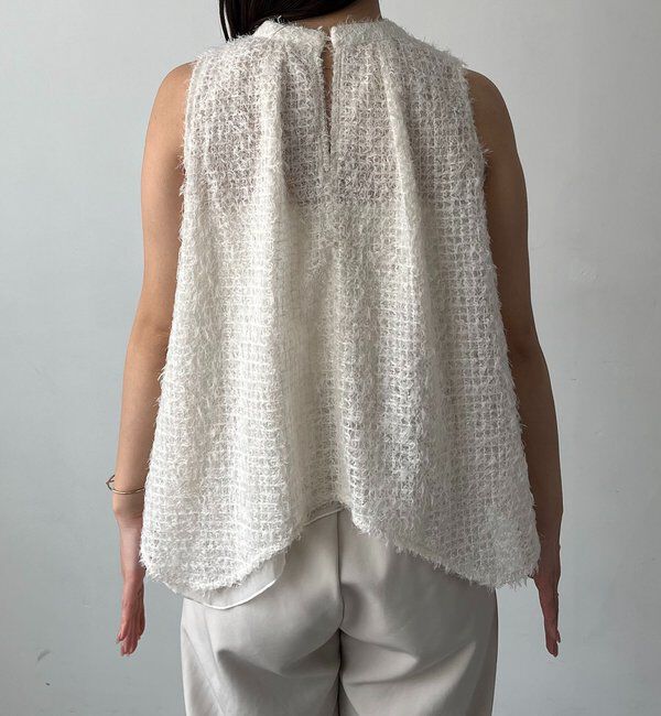  「【女っぽさ抜群◎】フェザーアメスリブラウス」|シャツ・ブラウス|