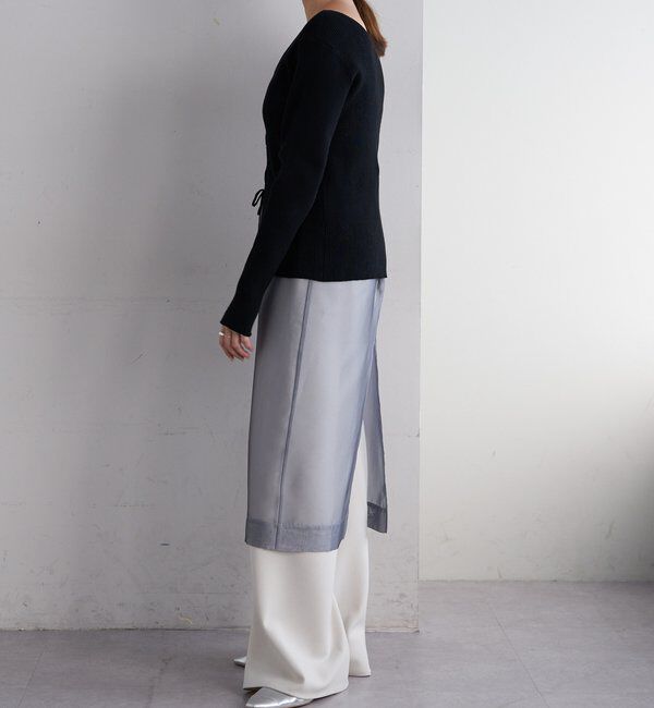  「ダブルクロスワイドパンツ」|チノ|