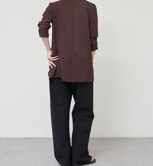  「ダブルクロスワイドパンツ」|チノ|