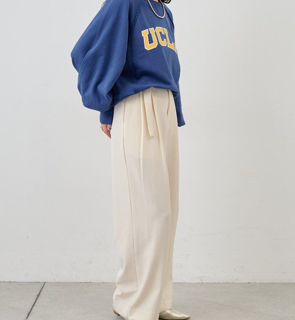  「ダブルタックワイドパンツ」|チノ|