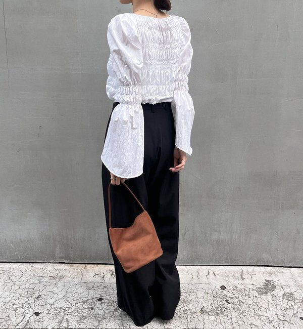  「ダブルタックワイドパンツ」|チノ|