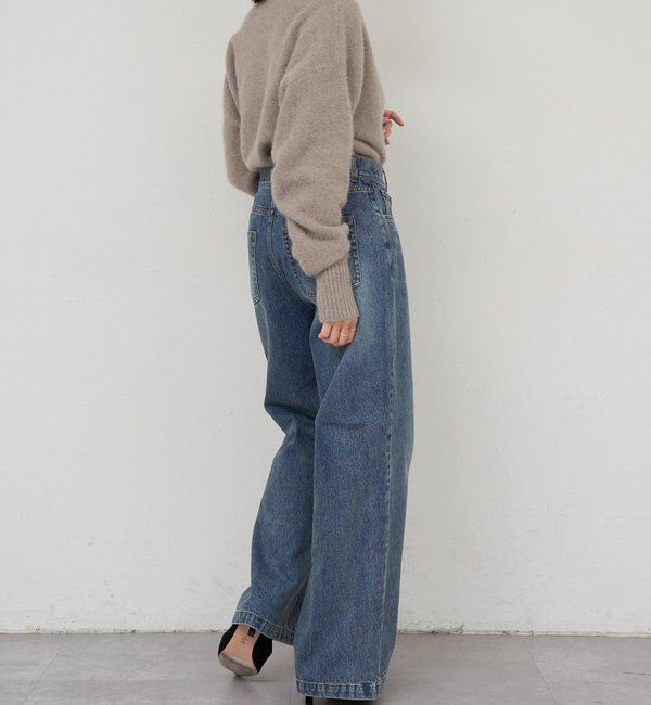  「ウエストデザインデニム」|デニム|